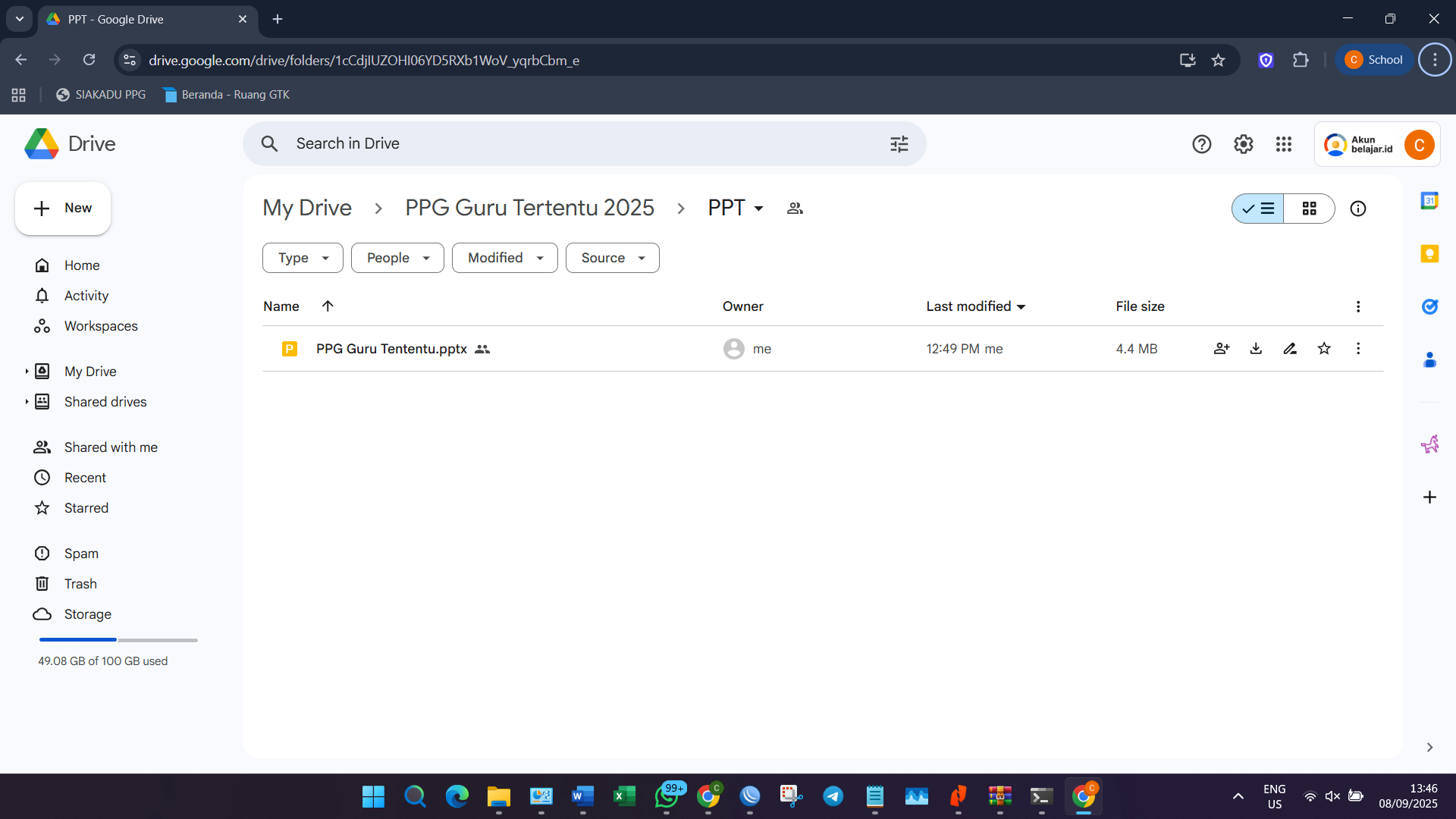 Materi Ajar PPG Guter Tahap 2 2025