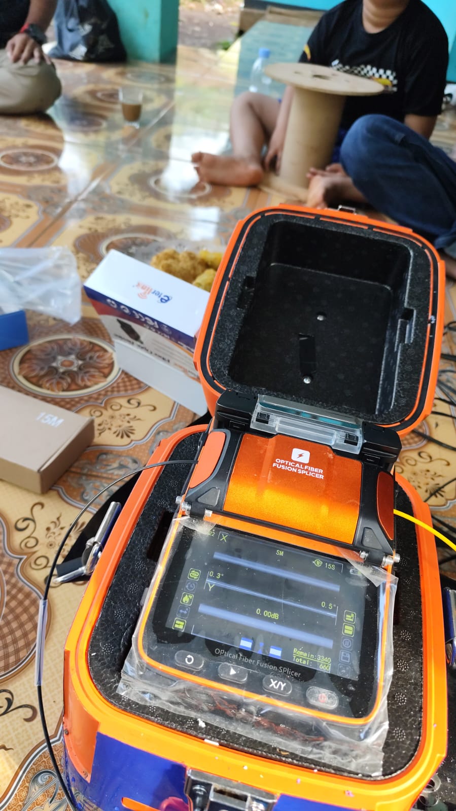 Menyambung Kabel DC to Pathcore